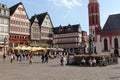 Romer Square in Frankfurt on the Main, Germany Royalty Free Stock Photo