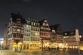 Romerberg square in Frankfurt city