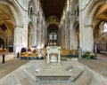 Romsey Abbey Font Royalty Free Stock Photo