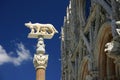 Romulus and Remus at Cathedral, Siena, Italy Royalty Free Stock Photo