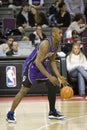 Ron Artest Dribbles The Ball Royalty Free Stock Photo