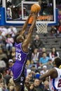 Ron Artest Dunks The Ball Royalty Free Stock Photo