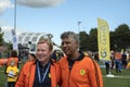 Ronald Koeman And Frank Rijkaard At Amsterdam The Netherlands 21-9-2022