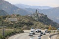 118 Ronald Reagan Freeway in Simi Valley, California from the Rocky Peak Royalty Free Stock Photo