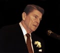 Ronald Reagan in Chicago, Illinois Royalty Free Stock Photo