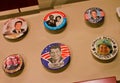 Ronald Reagan political pins Royalty Free Stock Photo