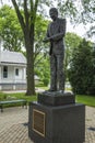 Ronald Reagan Statue, Boyhood Home Royalty Free Stock Photo