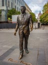 Ronald Reagan statue in Budapest, Hungary Royalty Free Stock Photo