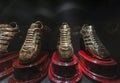 Ronaldo's Golden Boots in Real Madrid museum