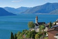 Ronco sopra Ascona at the Lago Maggiore, Switzerland Royalty Free Stock Photo