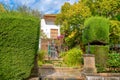 Ronda, Andalusia, Spain. Fountain in courtyard of city park