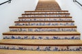 Ronda, Andalusia, Spain - 25.01.2023. Traditionaly decorated stairs in the oldest bullring in the world. - Plaza de Toros Royalty Free Stock Photo