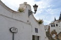 Ronda, Andalusian town in Spain at the Puente Nuevo Bridge over the Tajo Gorge, pueblo blanco Royalty Free Stock Photo