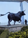 Ronda- Bull monument -Andalusia