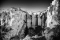 Ronda, Puente Nuevo - black and white