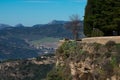 Panoramic view on Tajo Gorge Tajo de Ronda