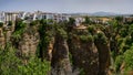 Ronda, Spain at the Puente Nuevo Bridge Royalty Free Stock Photo