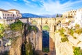 Ronda Spain Punte Nuevo bridge Royalty Free Stock Photo