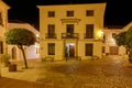 Ronda. Village street at night. Royalty Free Stock Photo