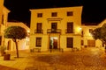 Ronda. Village street at night. Royalty Free Stock Photo