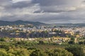 Ronda waking up after a rainy night Royalty Free Stock Photo