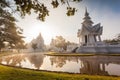 Rong Khun temple, Chiang Rai province, northern Thailand Royalty Free Stock Photo