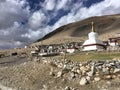 Rongbuk Monastery in Spring in Tibet, China.