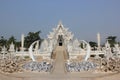 Rongkhun Temple (White Temple) in Chiangrai, Thail Royalty Free Stock Photo