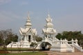 Rongkhun Temple (White Temple) in Chiangrai, Thail Royalty Free Stock Photo