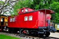Ronks, PA: Red Caboose Motel Railroad Car Royalty Free Stock Photo