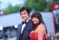 Ronn Moss and Devin DeVasquez walk the red carpet Royalty Free Stock Photo