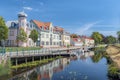 Ronneby Canalside View Royalty Free Stock Photo