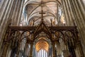 Rood Screen in Worcester Cathedral Royalty Free Stock Photo