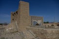 On the roof of Abdullah-khan madrasah in Kosh-Madrasah complex. Royalty Free Stock Photo