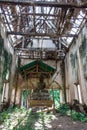 Roof Ancient abandoned temple in Thailand Royalty Free Stock Photo