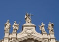 Roof of Archbasilica of St. John Lateran Royalty Free Stock Photo