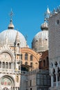 Roof of the Basilica at the St Mark`s Square, Venice Royalty Free Stock Photo