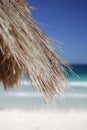 Roof of beach cabana Royalty Free Stock Photo