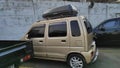 Roof box Suzuki karimun wagon r plus Royalty Free Stock Photo
