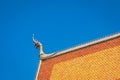 Roof of a Buddhist temple in Luang Prabang, Laos Royalty Free Stock Photo