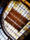 Roof of the buildig from the internal view