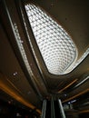 Roof of the building from the internal view