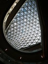 Roof of the building from the internal view