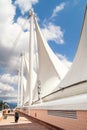 Roof of Canada Place in Vancouver downtown