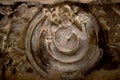 Roof Carving of Yaksha, Aihole Royalty Free Stock Photo