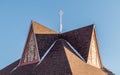 The roof of the chapel in Mother Cabrini shrine