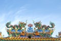 The roof of Chinese shrine