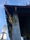 Roof chofah in Thai temple and Stupa