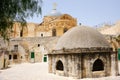 On the roof of the Church of the Holy Sepulchre Royalty Free Stock Photo