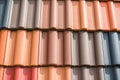 Roof cladding pattern roof tiles
